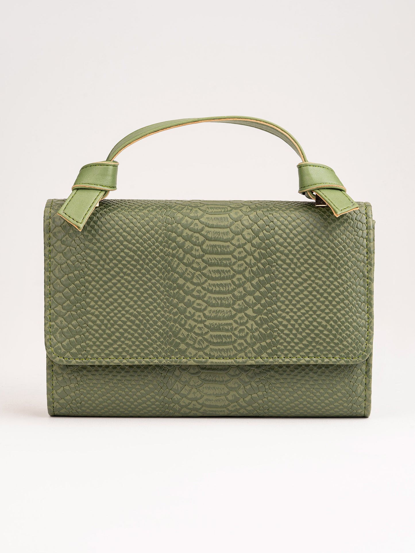 Snake Textured Clutch