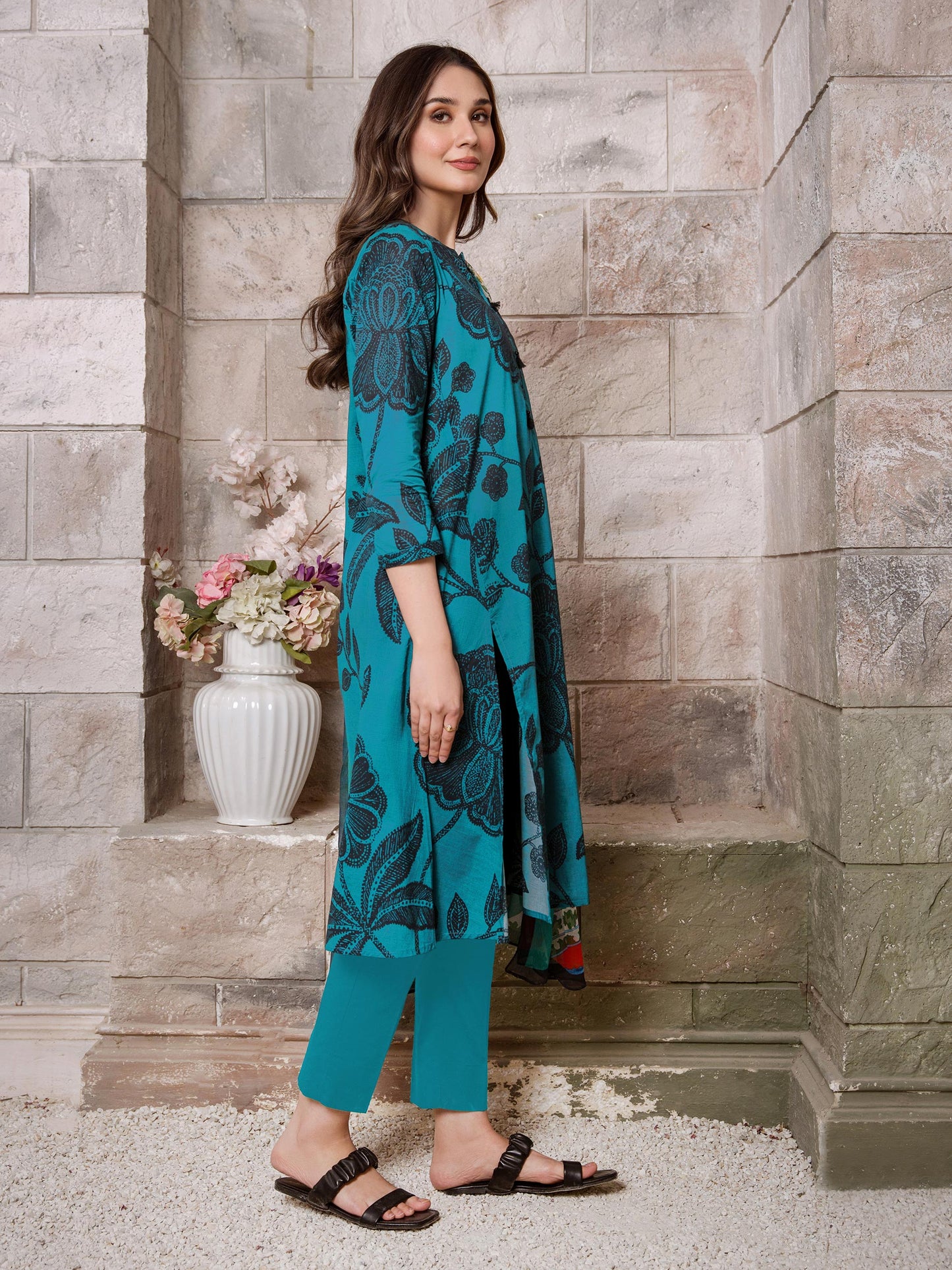 3 Piece Lawn Suit-Printed (Unstitched)