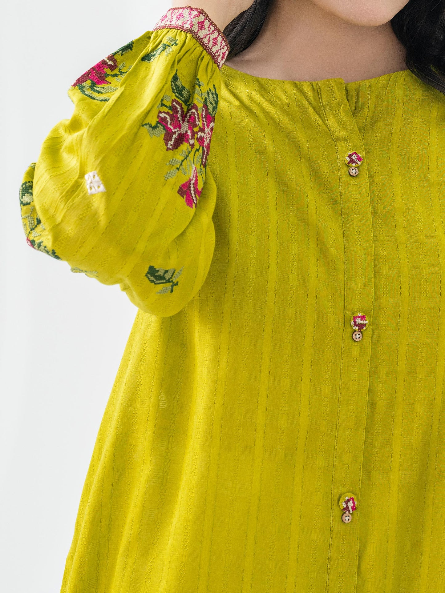 Lawn Shirt-Embroidered (Pret)