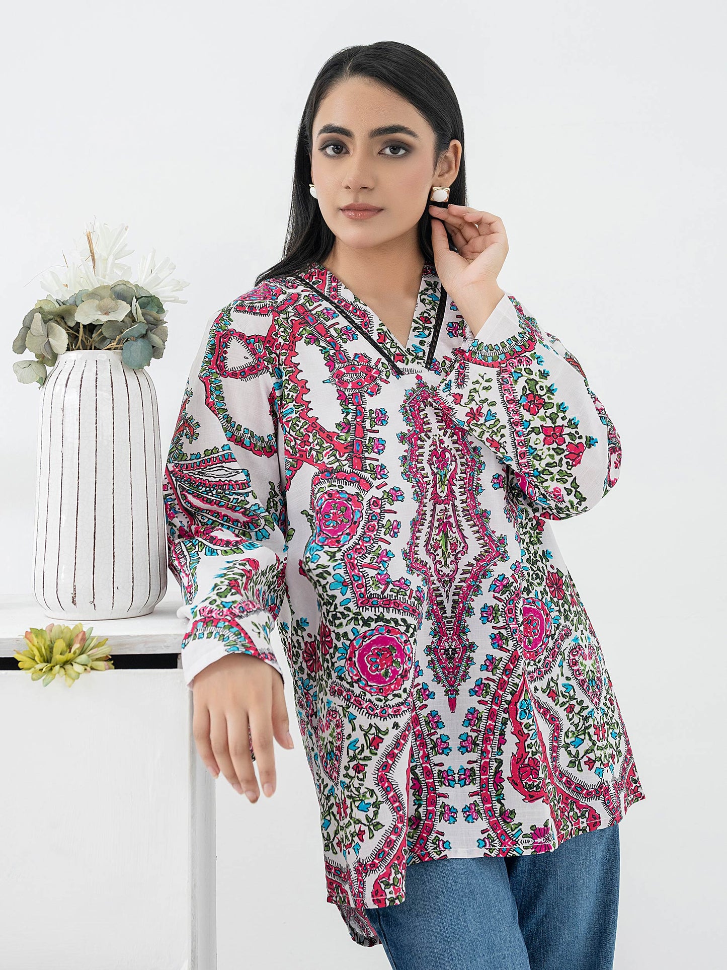 Lawn Kurti-Printed (Pret)