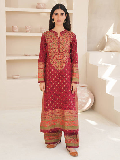 2 Piece Lawn Suit-Paste Print (Unstitched)