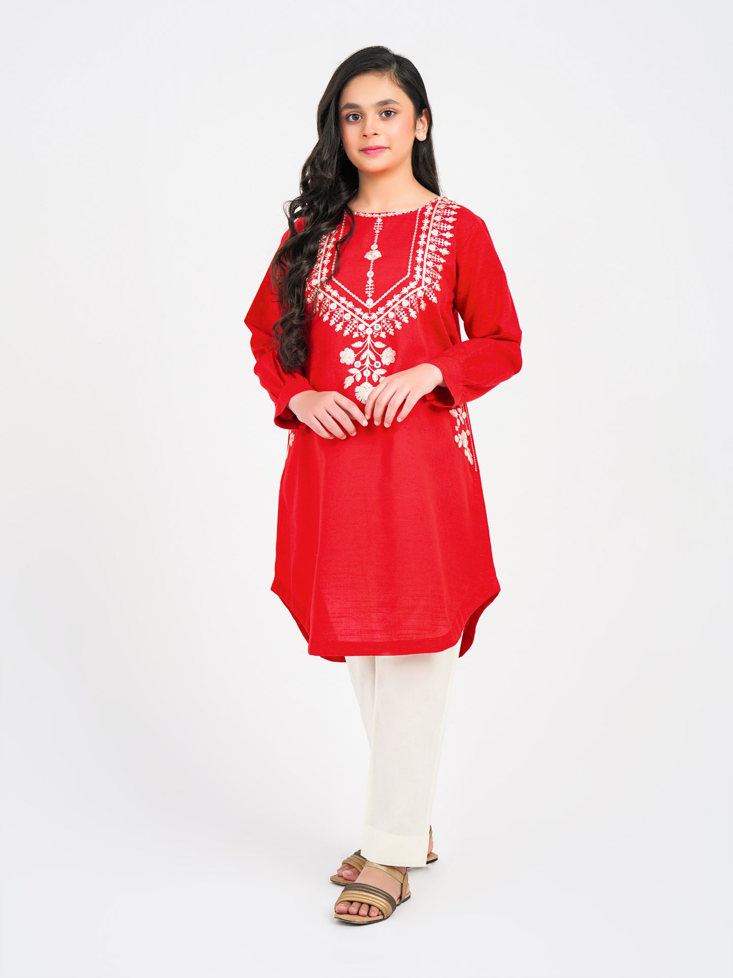 Khaddar Shirt-Embroidered