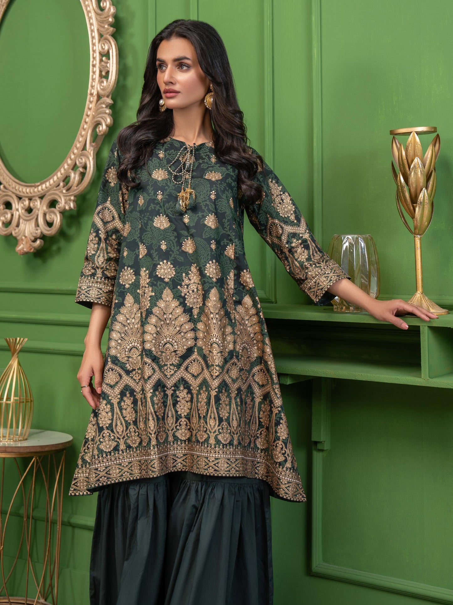 2 Piece Lawn Suit-Paste Print (Unstitched)