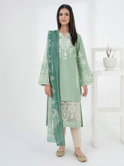 2 Piece Lawn Suit-Embroidered (Pret)