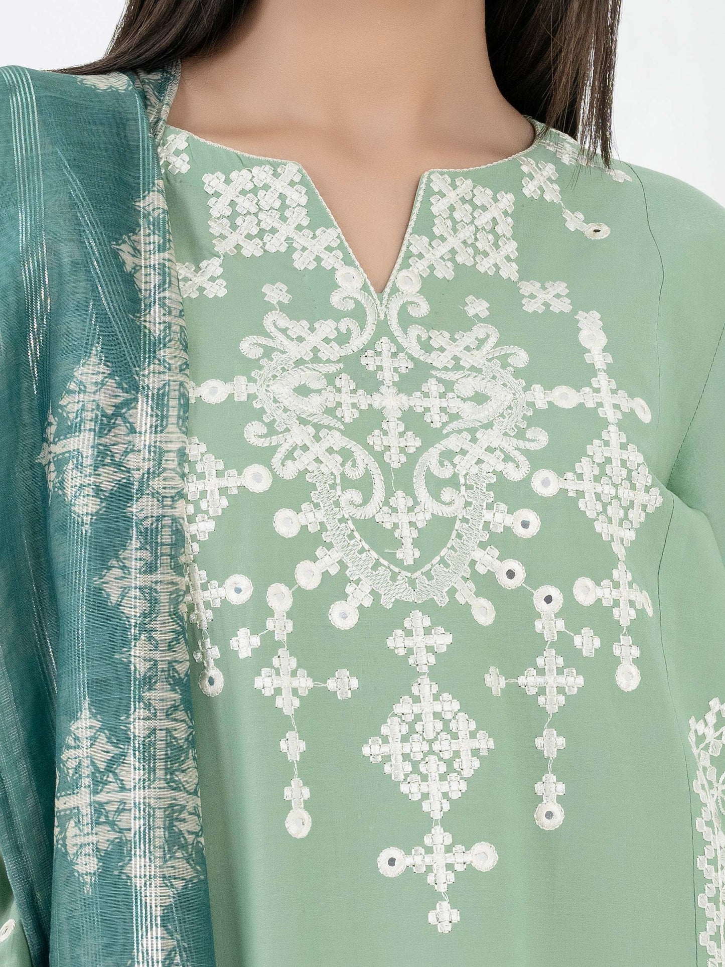 2 Piece Lawn Suit-Embroidered (Pret)