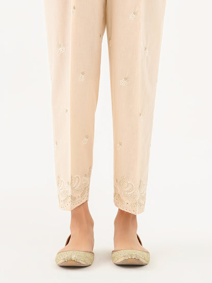 Cambric Trouser-Embroidered (Pret)