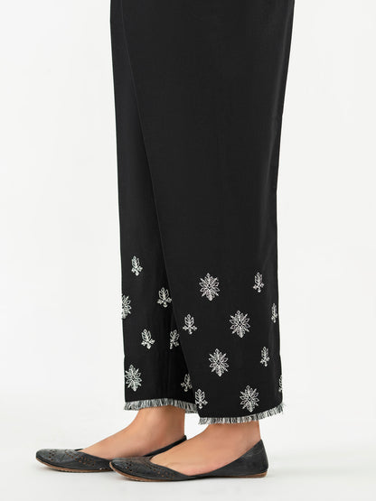 Cambric Trouser-Embroidered (Pret)