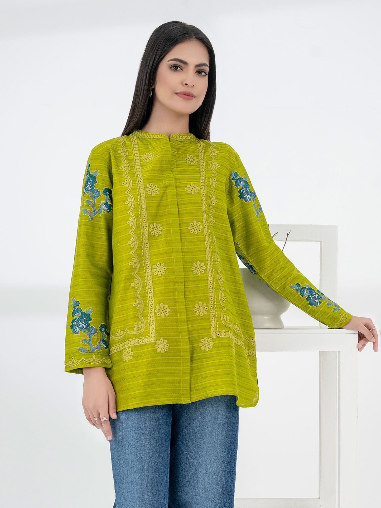 Lawn Kurti-Embroidered (Pret)