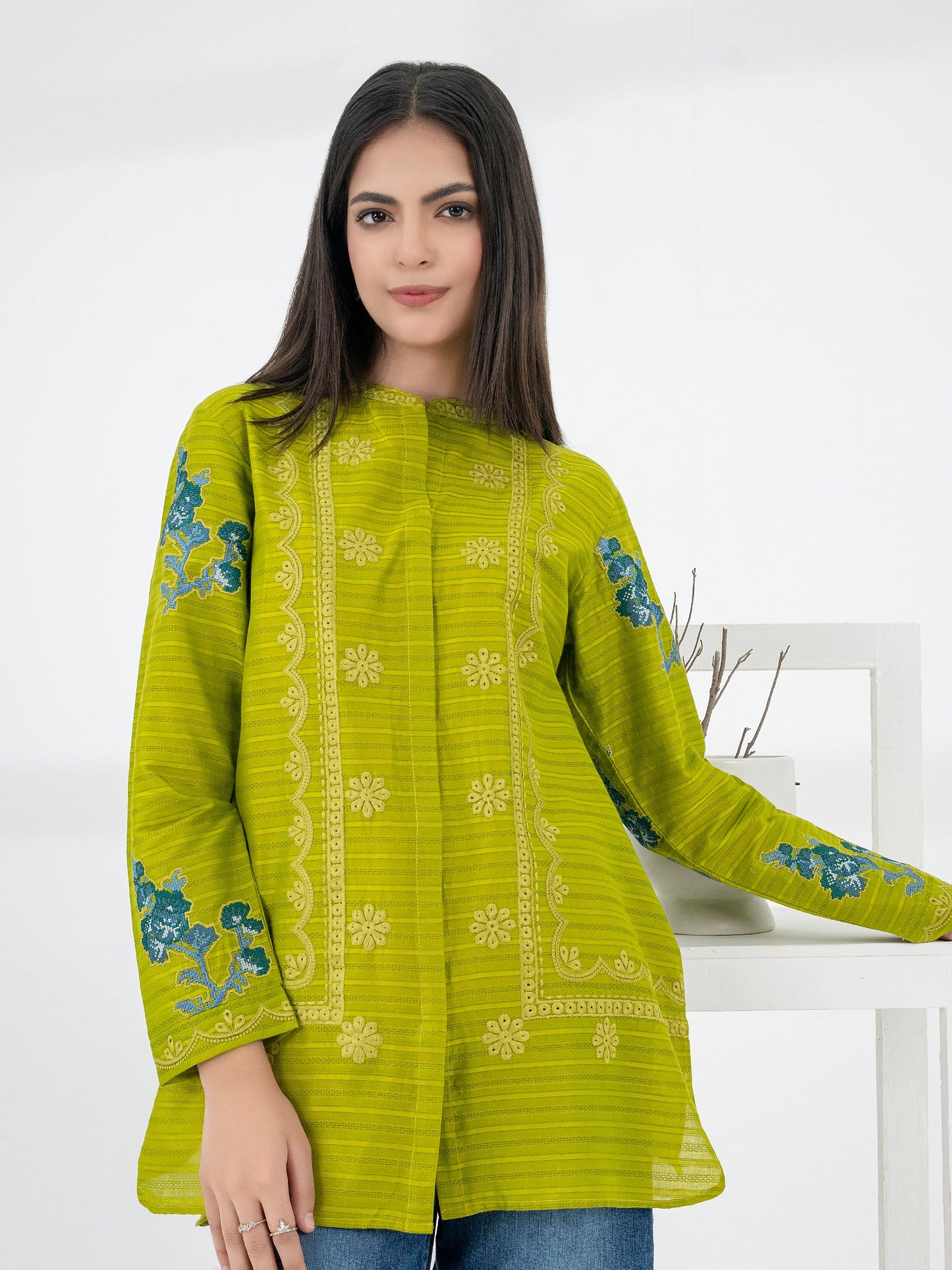 Lawn Kurti-Embroidered (Pret)