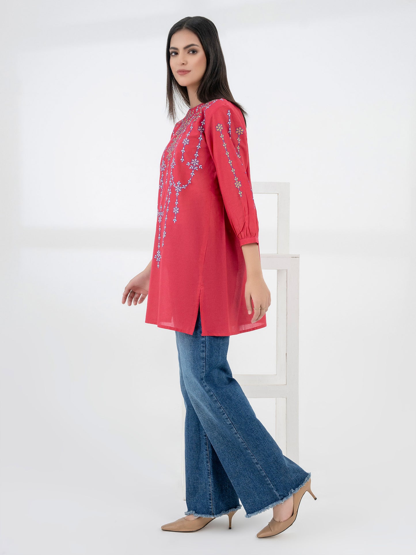 Lawn Kurti-Embroidered (Pret)