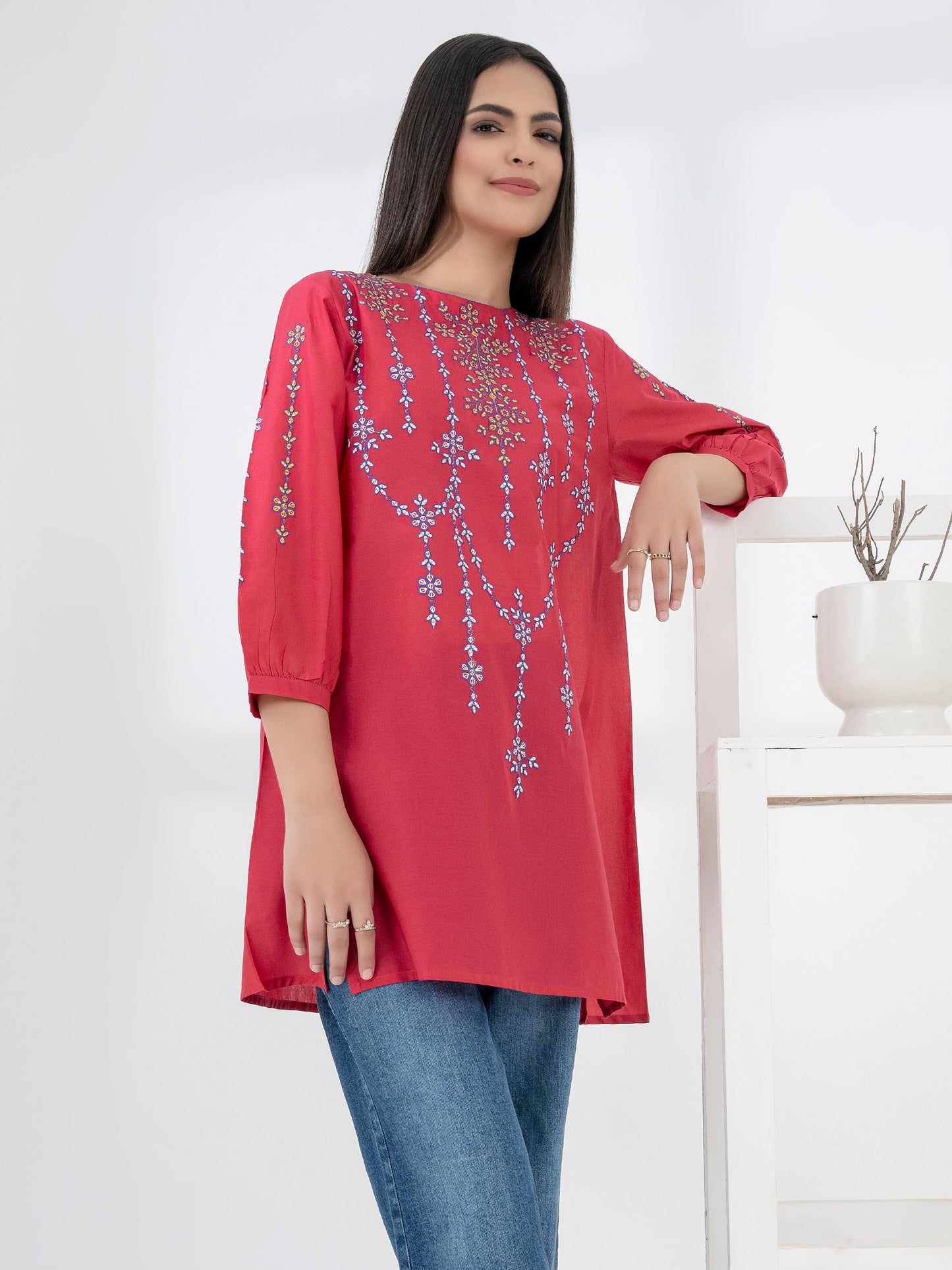 Lawn Kurti-Embroidered (Pret)