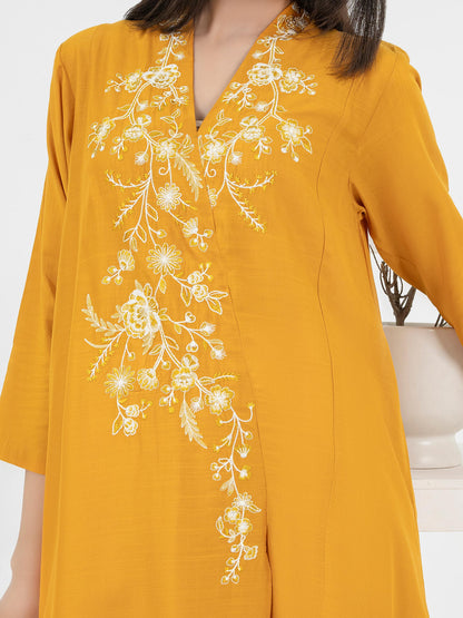 Viscose Shirt-Embroidered (Pret)