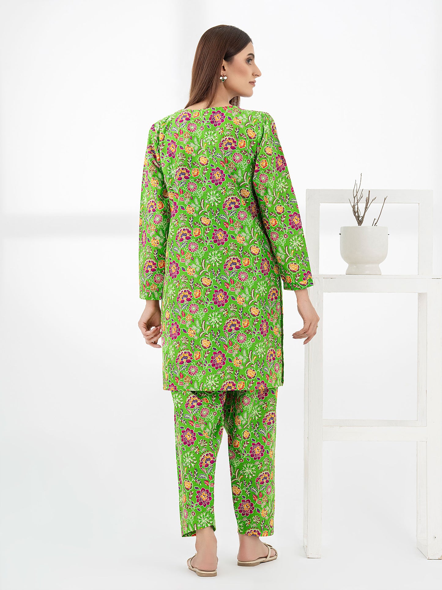 2 Piece Lawn Suit-Paste Print (Pret)