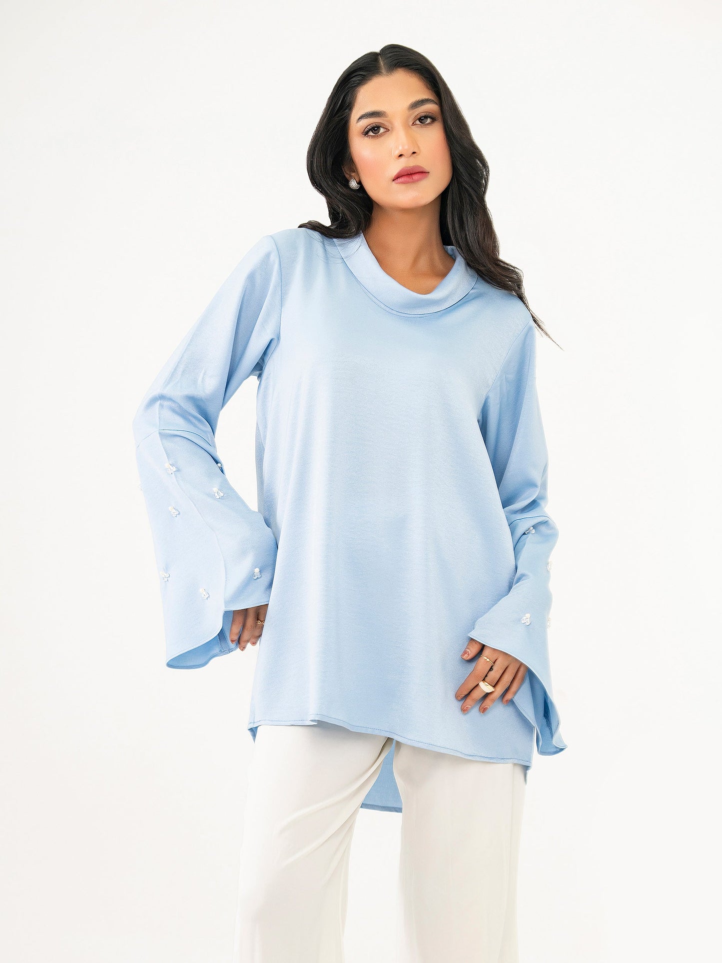 Viscose Top-Embellished