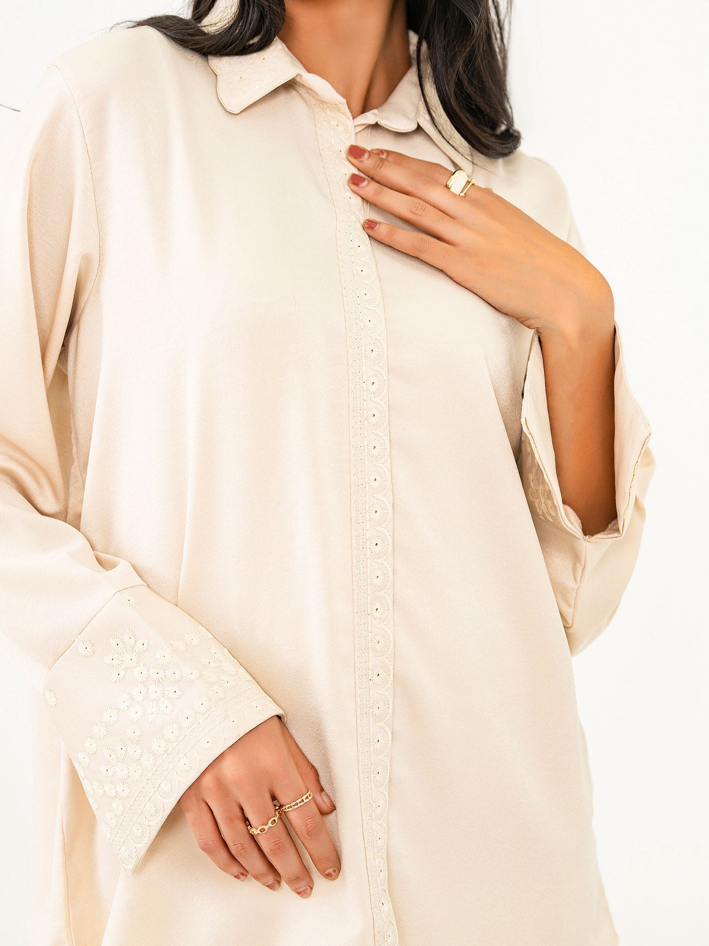 Viscose Top-Embroidered