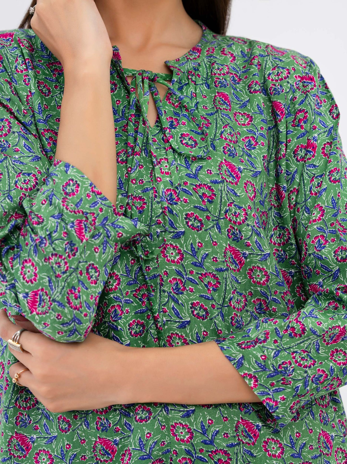 Linen Kurti-Printed(Pret)