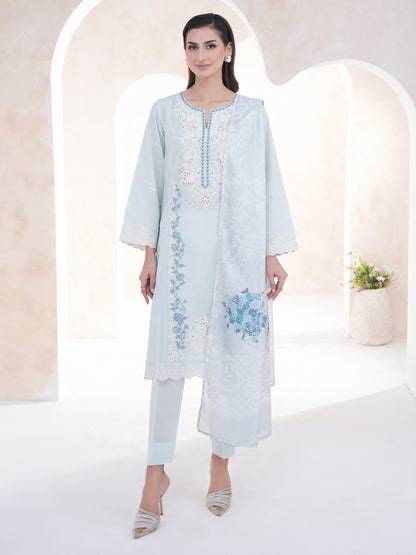 3 Piece Lawn Suit-Embroidered (Unstitched)