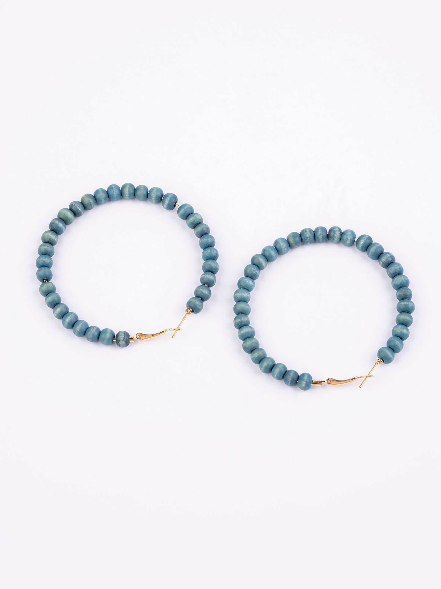 Beaded Hoops