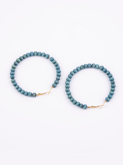 Beaded Hoops