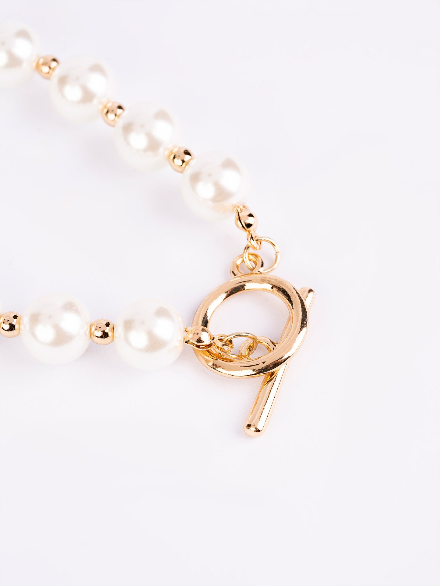 Pearl Bracelet      I6279BR-FRE-WHT