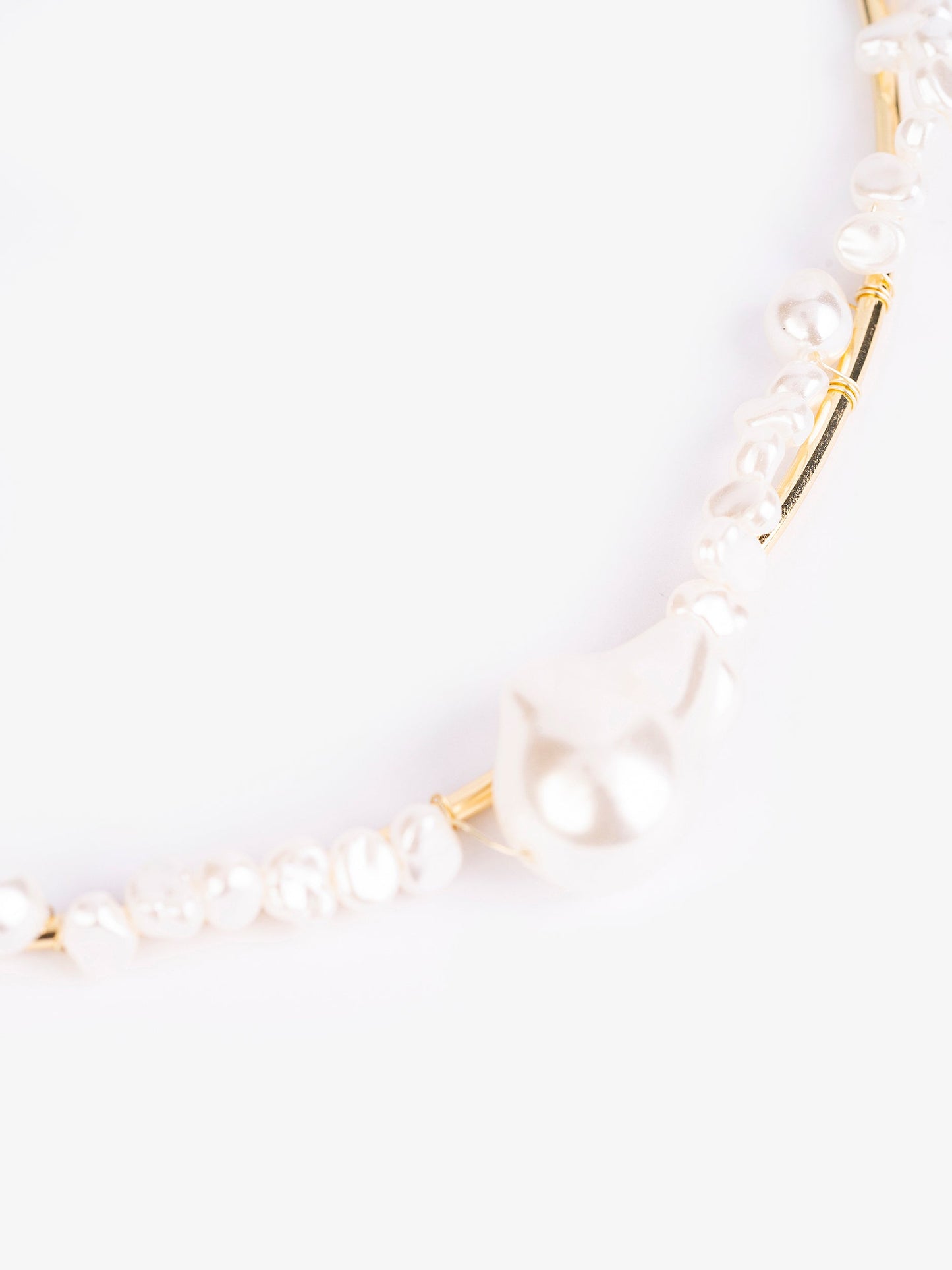 Pearl Bangle Necklace