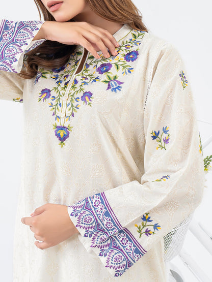 Lawn Shirt-Embroidered (Pret)