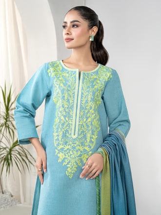 2-piece-yarn-dyed-suit-embroidered(unstitched)