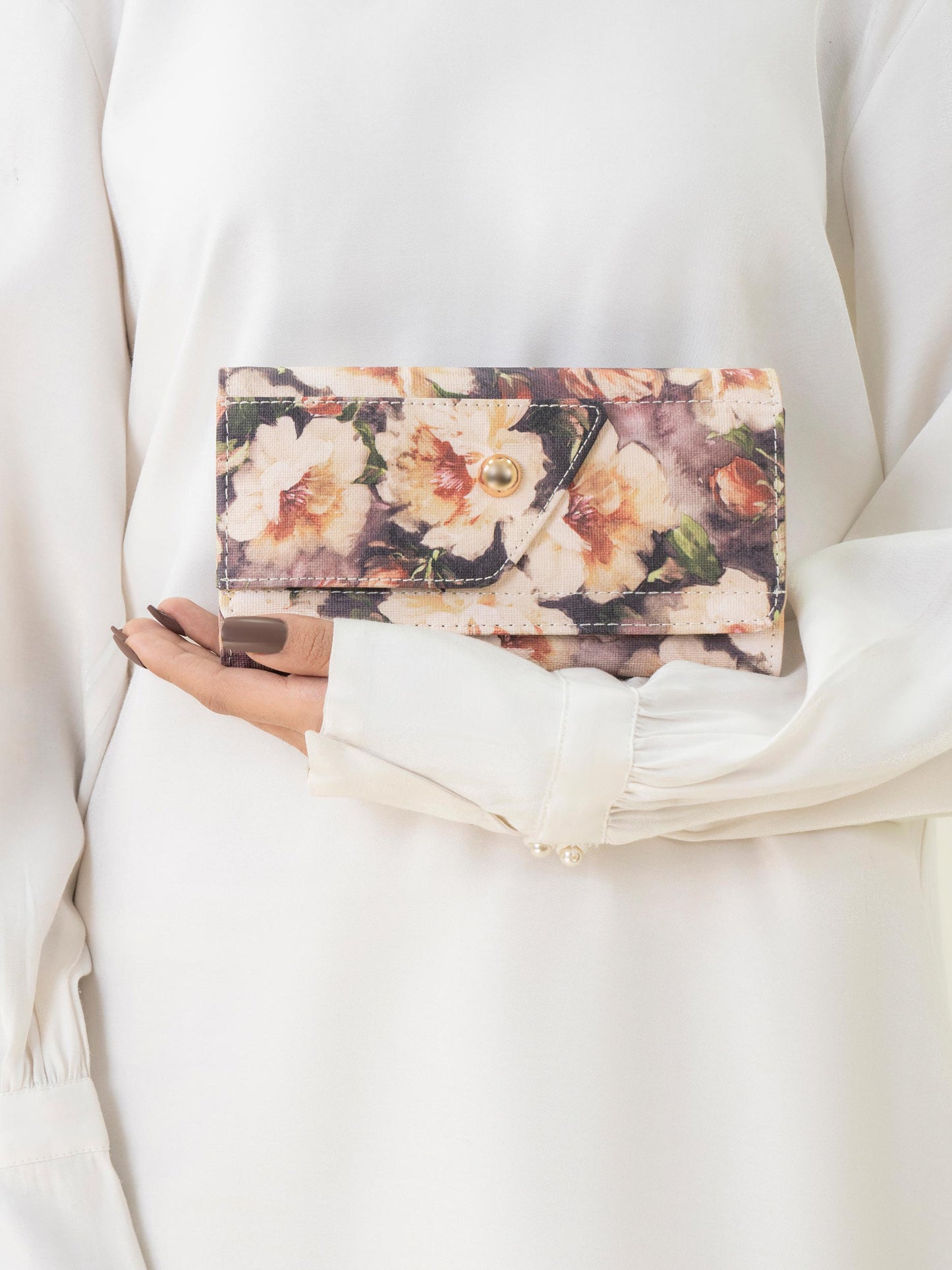 Floral Print Wallet