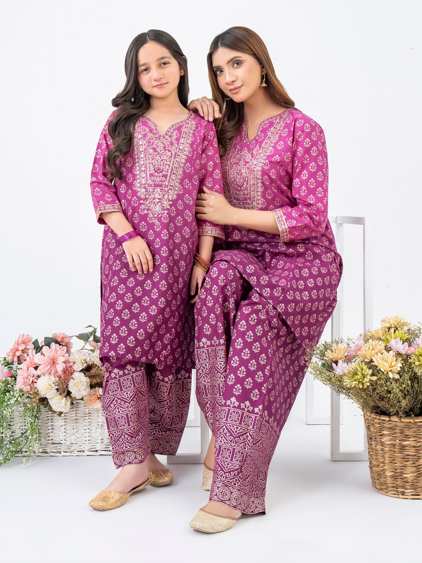 2 Piece Lawn Suit-Embroidered