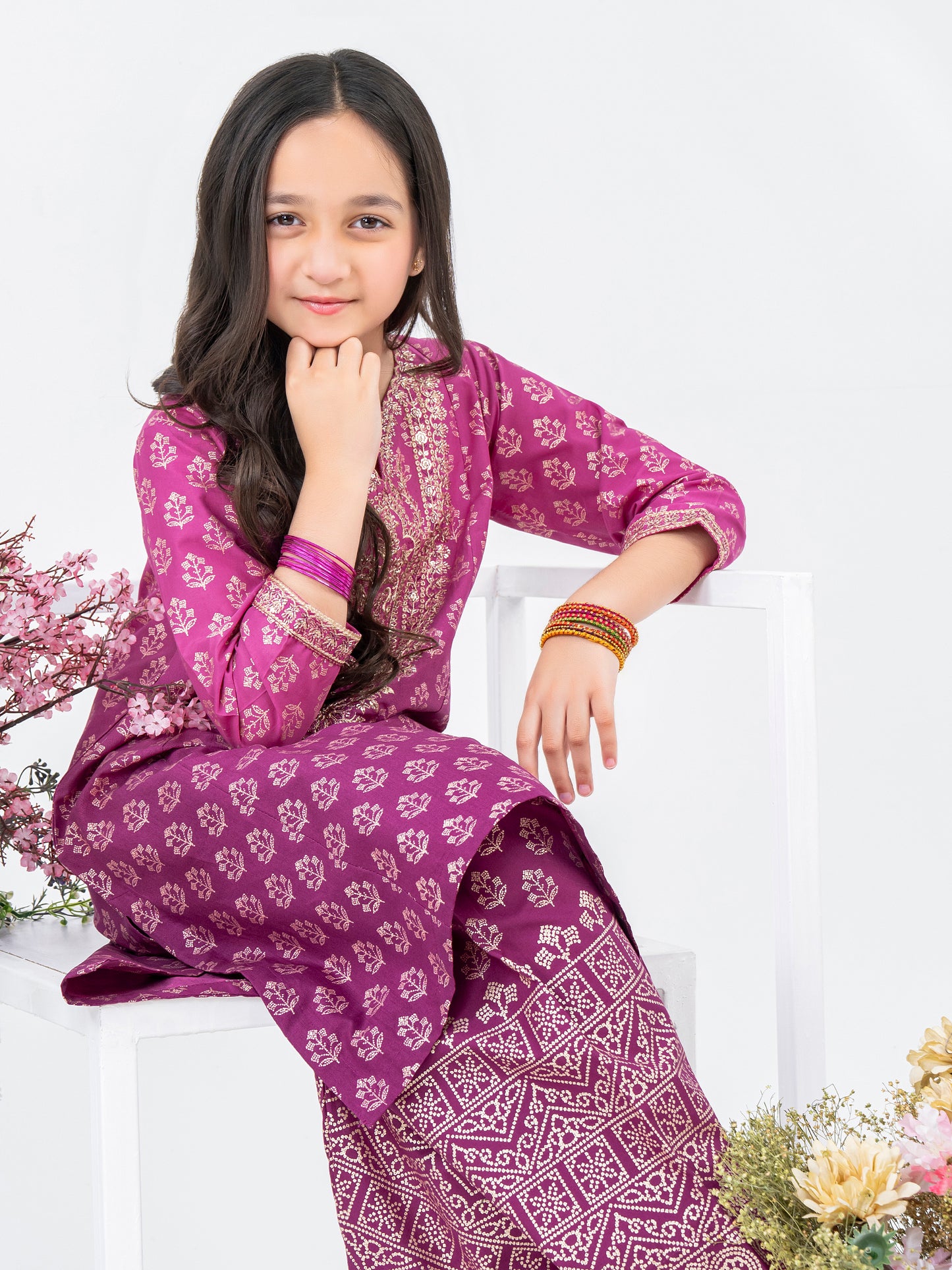 2 Piece Lawn Suit-Embroidered