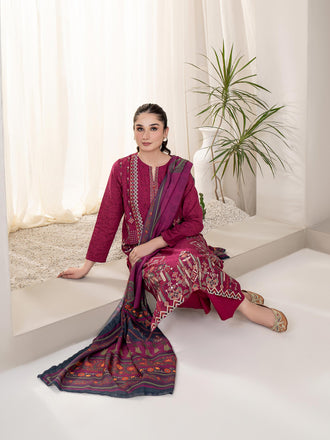 3-piece-khaddar-suit-embroidered(unstitched)