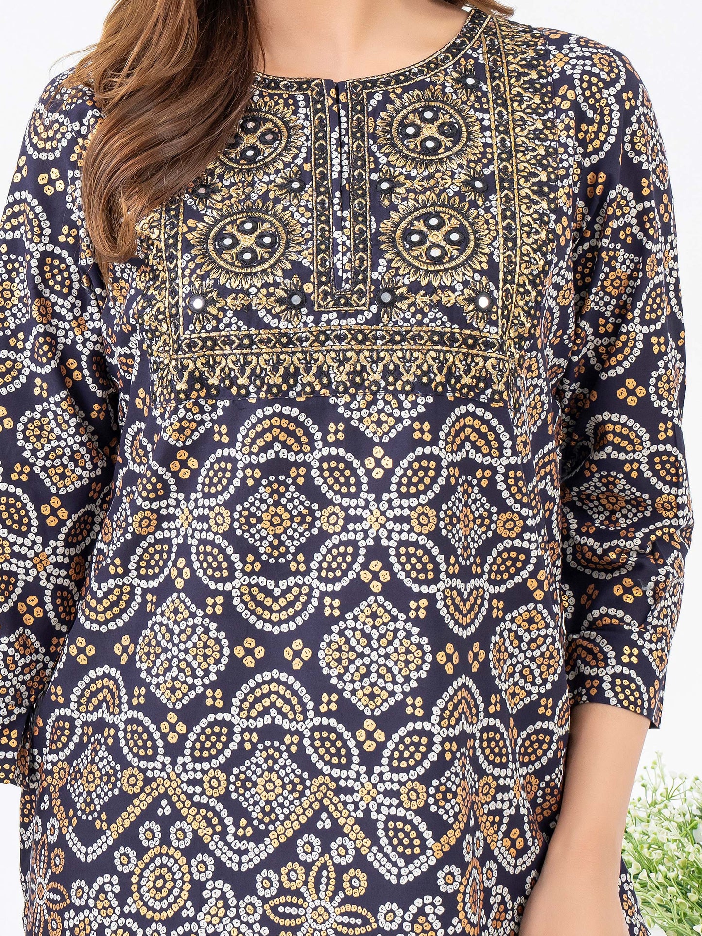 Lawn Kurti-Embroidered (Pret)