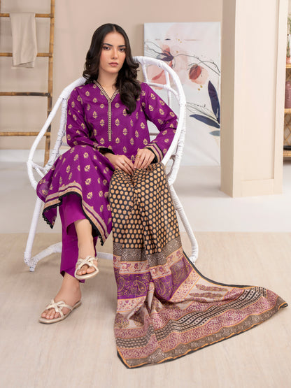 2 Piece Lawn Suit-Paste Print (Unstitched)