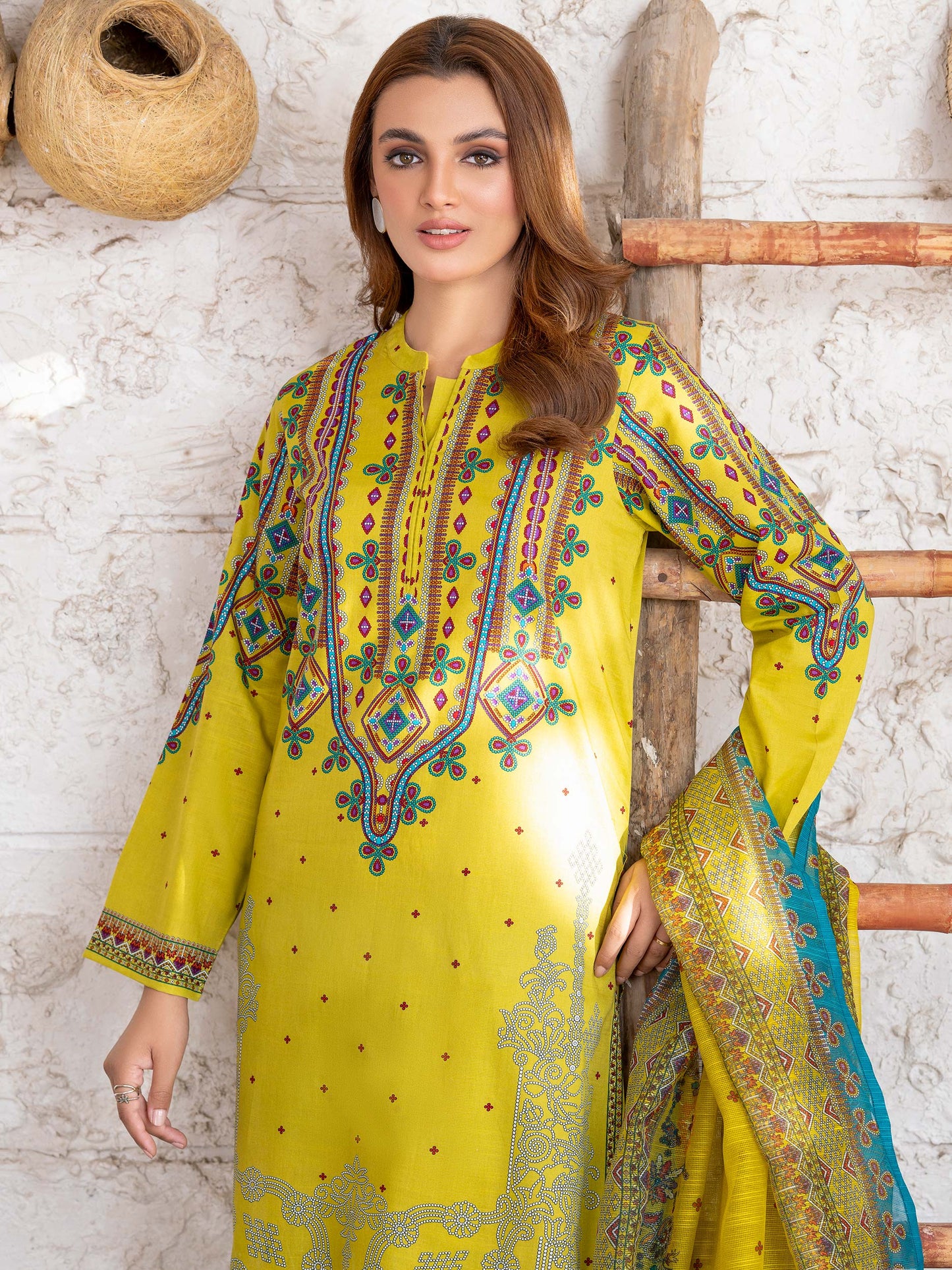 3 Piece Lawn Suit-Printed (Unstitched)