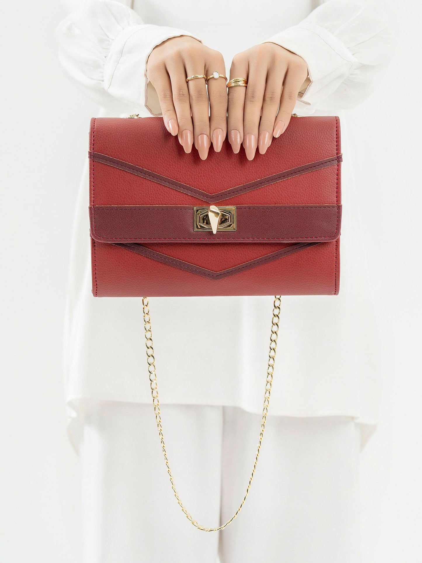 Two Toned Clutch