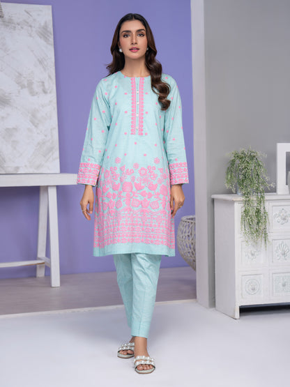 2 Piece Lawn Suit-Emboss Print (Unstitched)