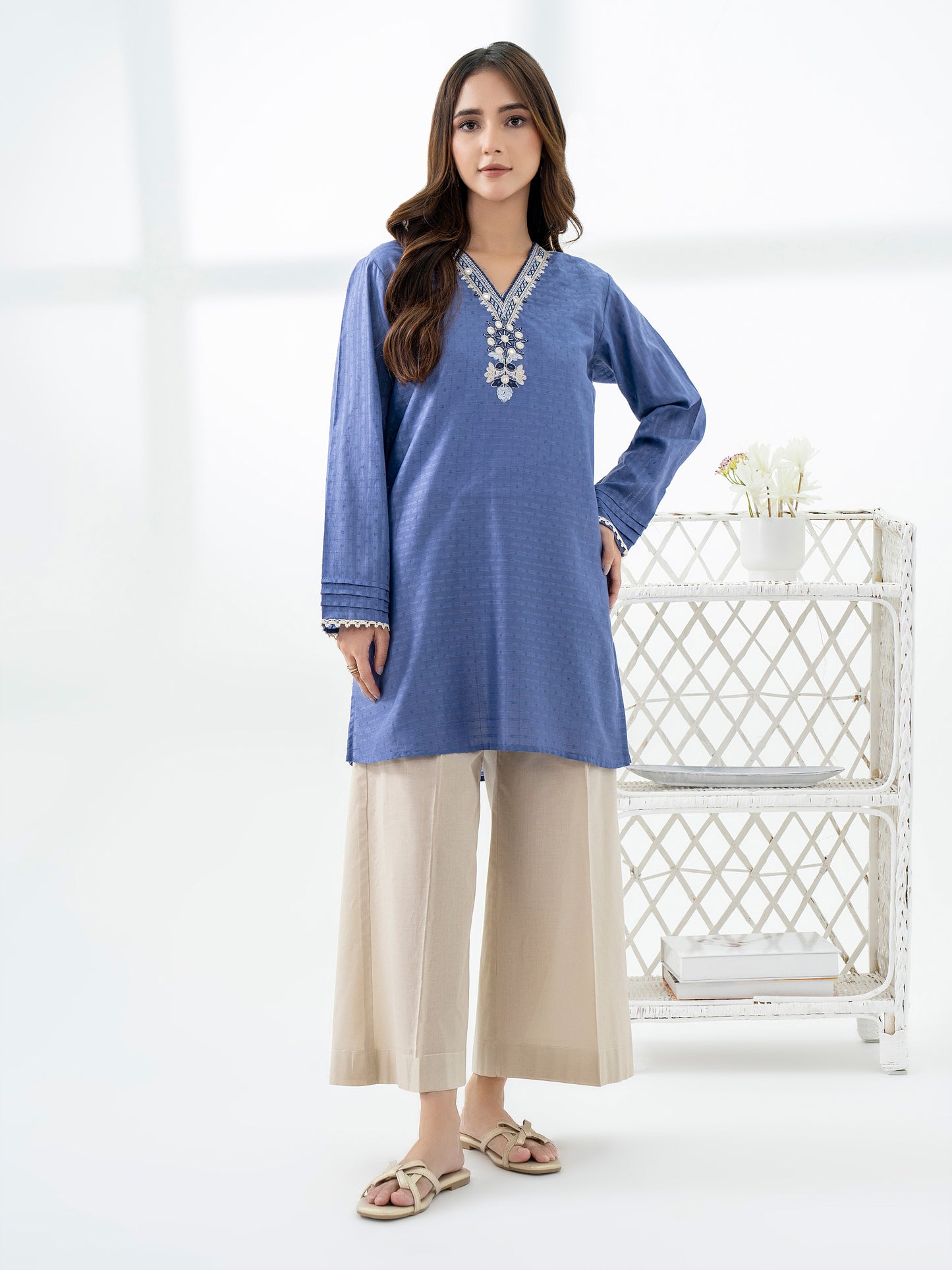 Lawn Kurti-Embroidered (Pret)