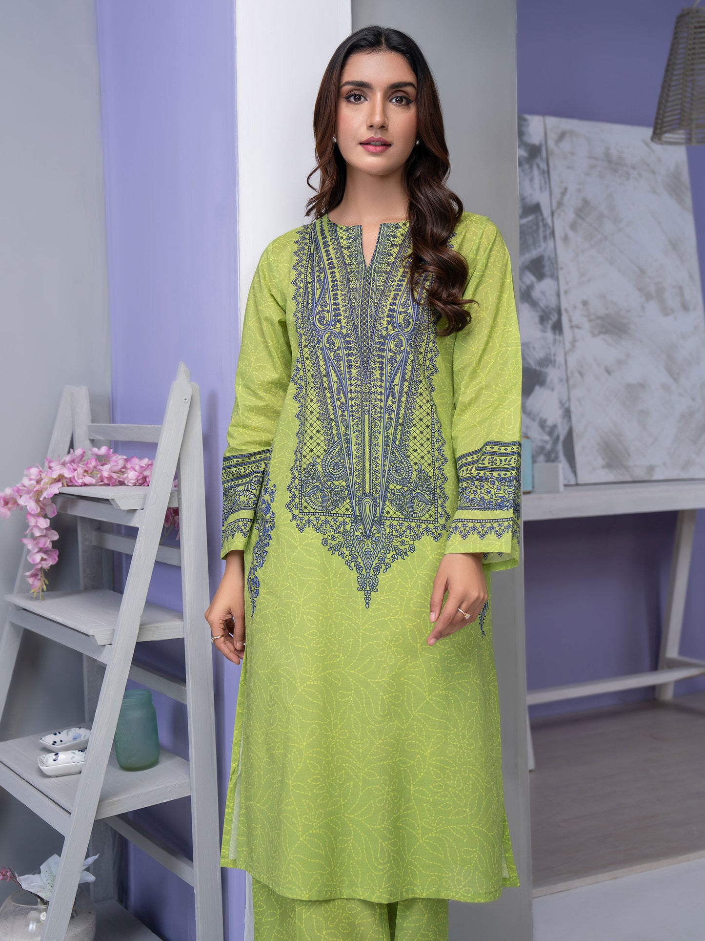 2 Piece Lawn Suit-Printed (Unstitched)