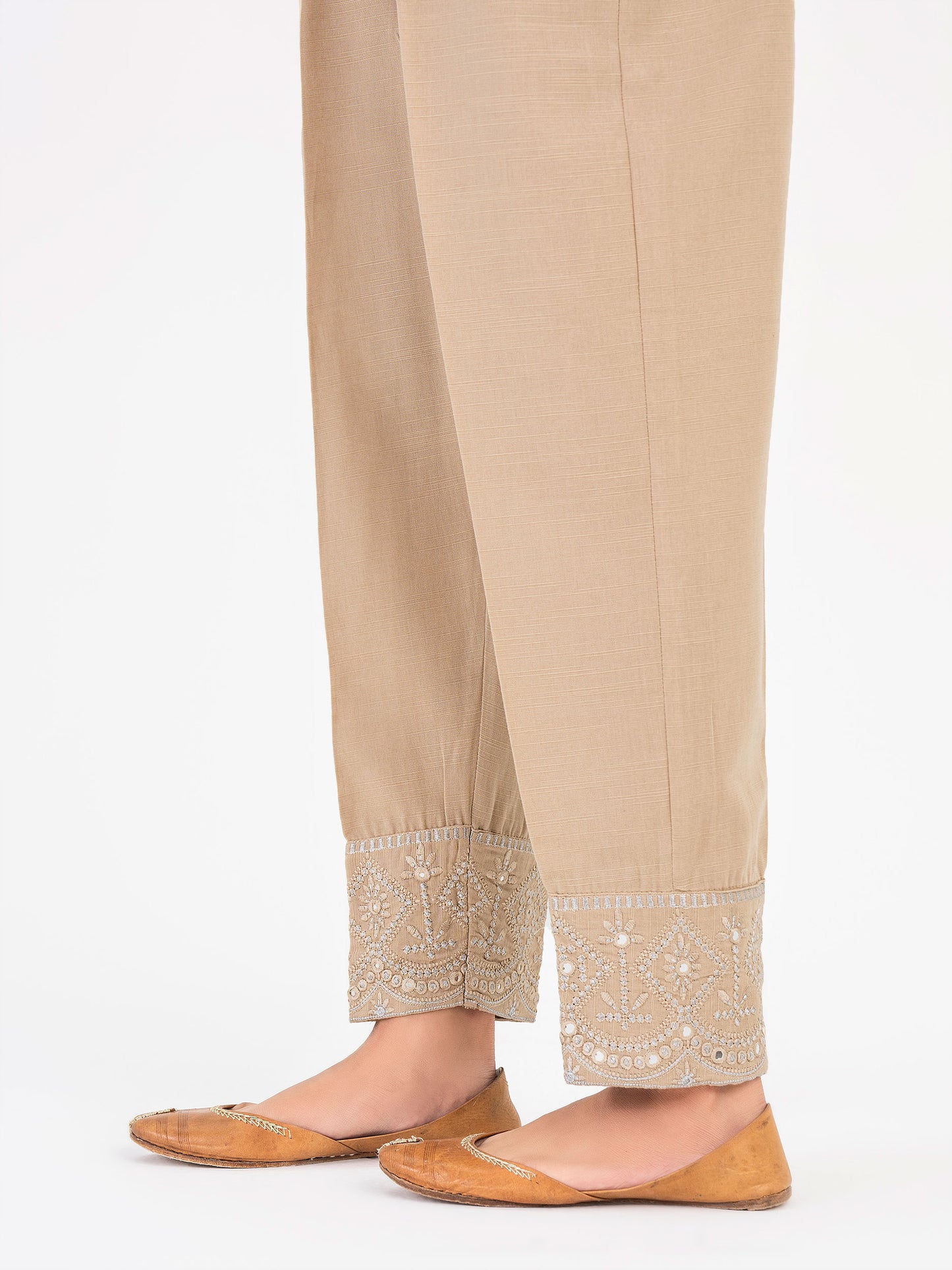 Embroidered Khaddar Trouser(Pret)