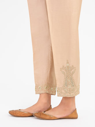 embroidered-satin-trouser