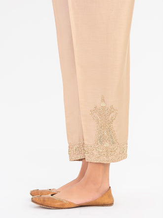 embroidered-satin-trouser