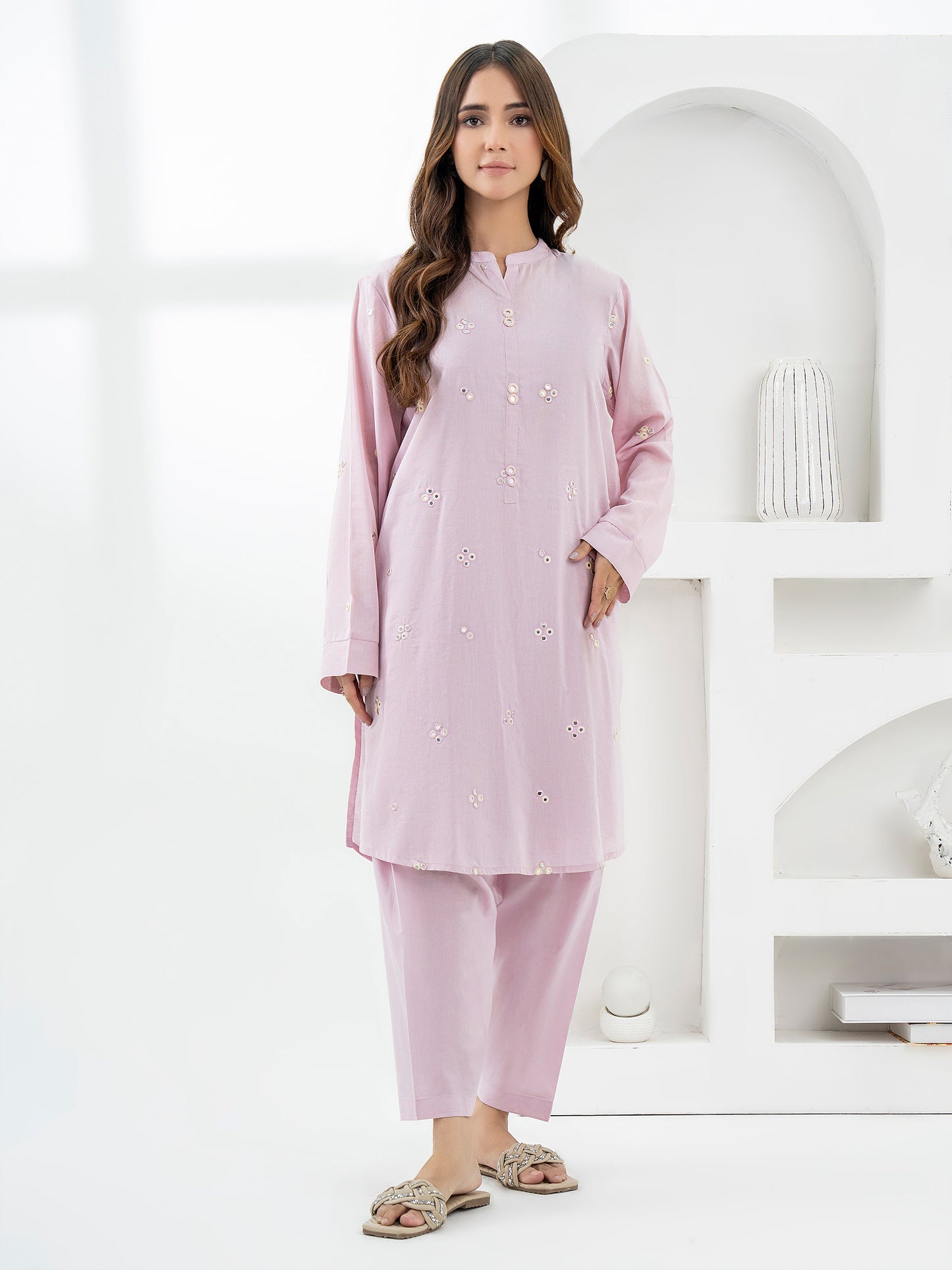 2 Piece Lawn Suit-Embroidered (Pret)