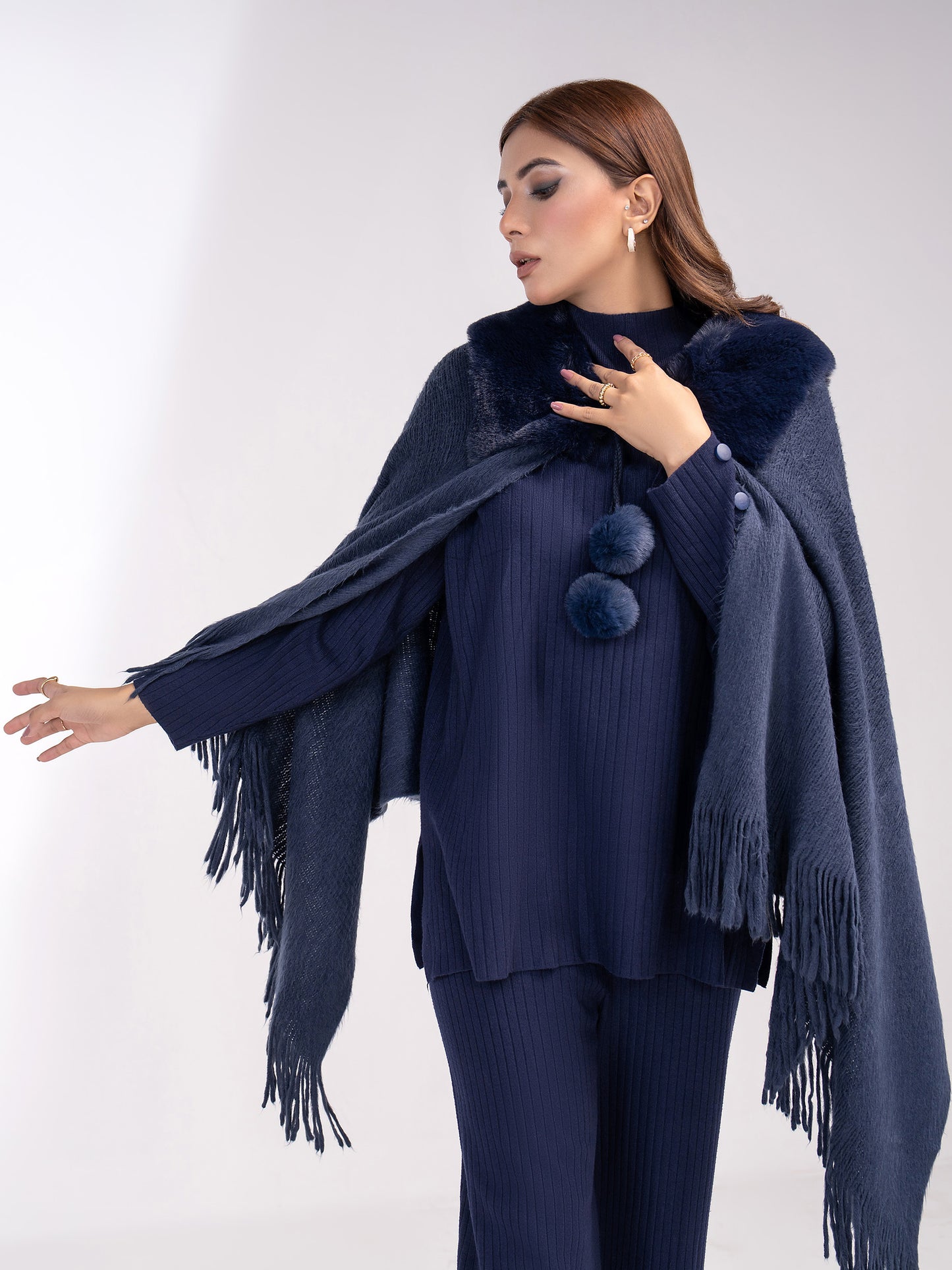 Woolen Cape Shawl