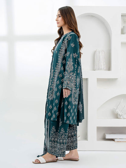 3 Piece Lawn Suit-Embroidered (Pret)