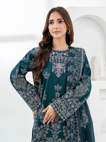 3 Piece Lawn Suit-Embroidered (Pret)