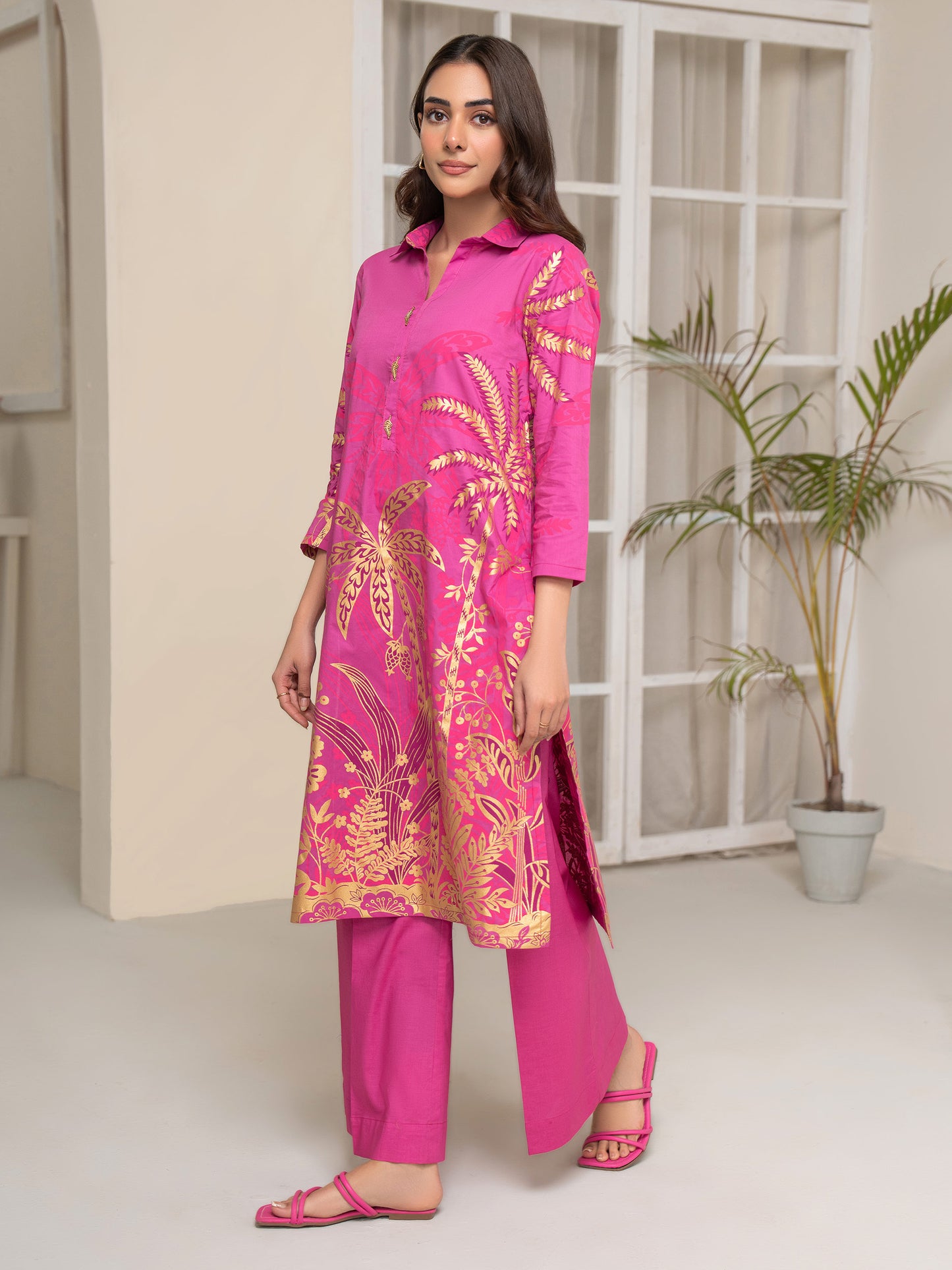 2 Piece Lawn Suit-Paste Print (Unstitched)