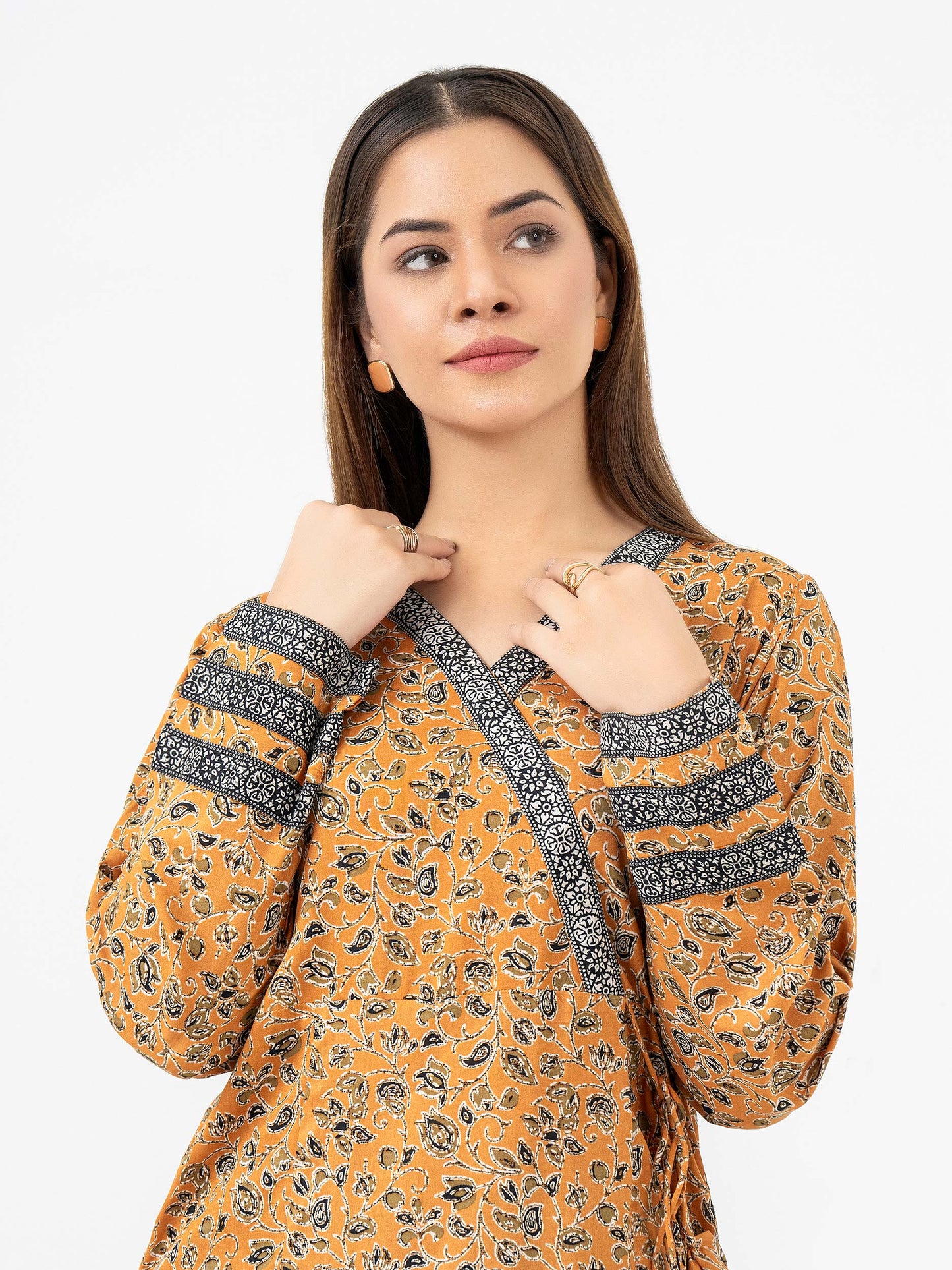 2 Piece Viscose Suit-Printed (Pret)