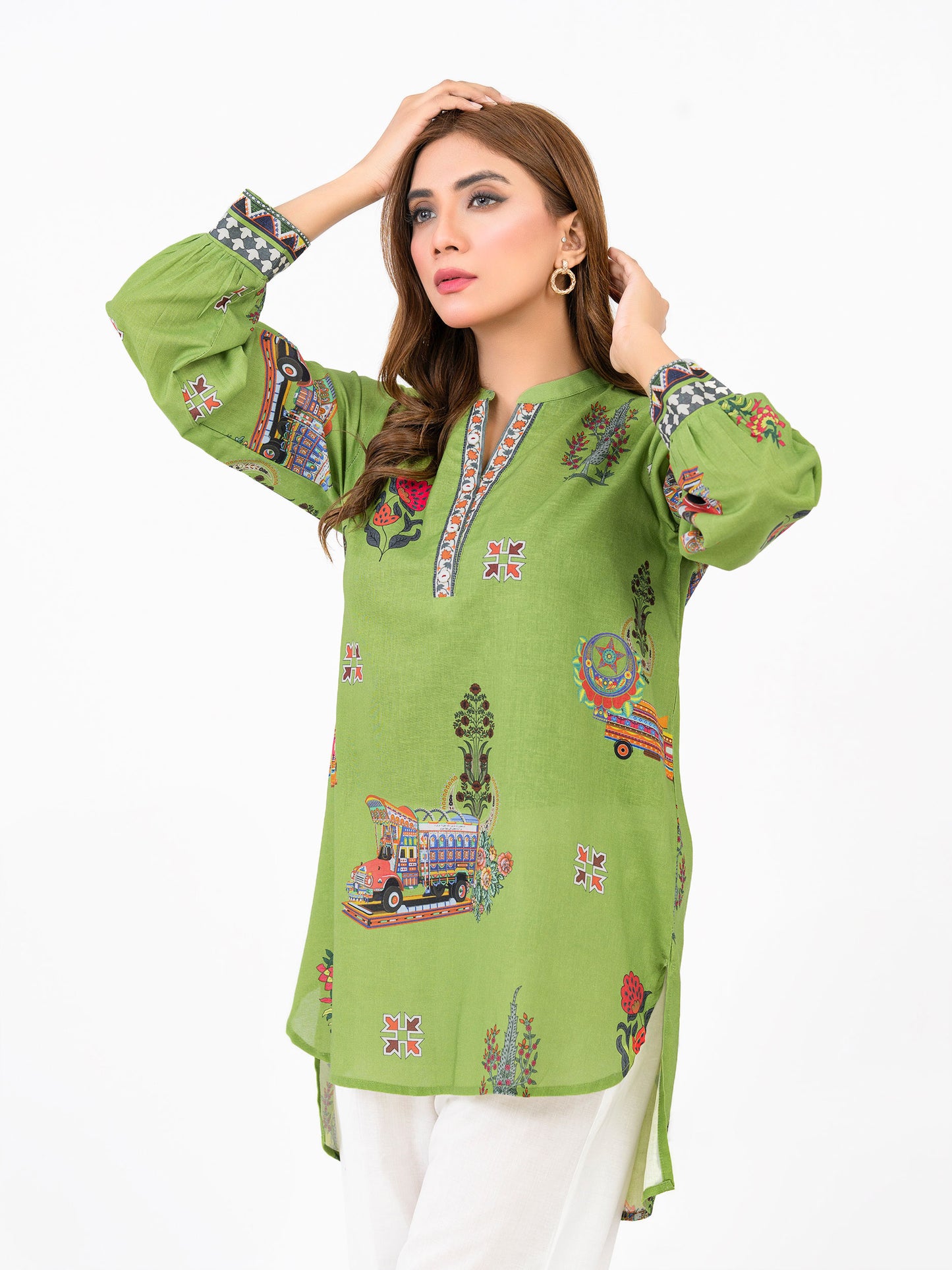 Khaddar Kurti-Printed(Pret)