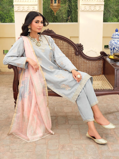 3 Piece Lawn Suit-Embroidered (Pret)