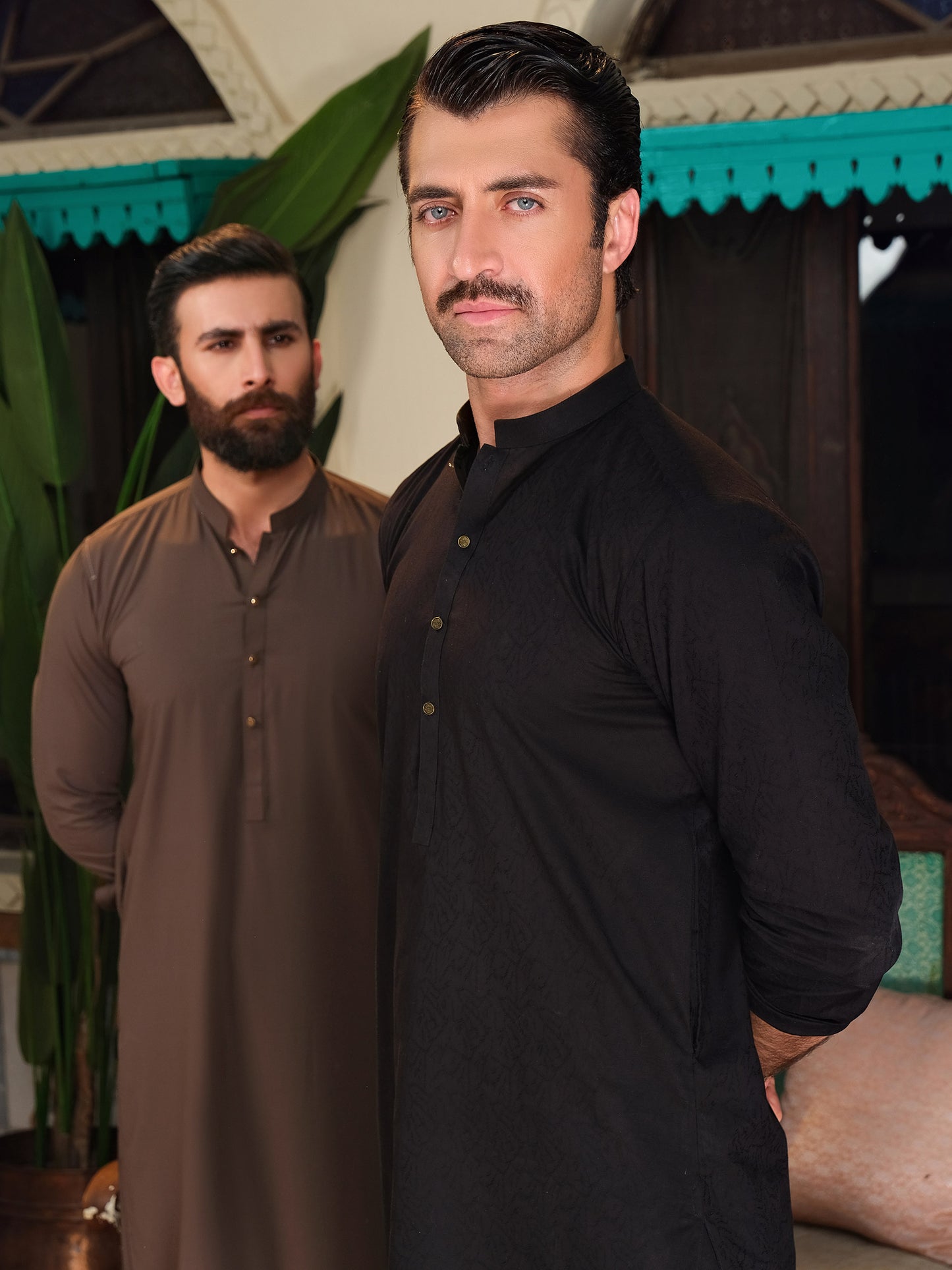 Jacquard Kurta